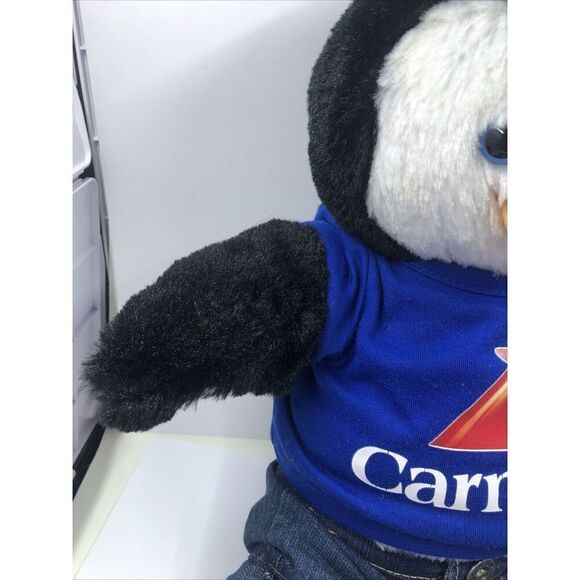 BAB CARNIVAL CRUISE SHIP LOGO BUILD A BEAR PENGUIN BAB PLUSH, Vintage 15”. Rare - Picture 6 of 16